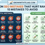 Common SEO Mistakes That Hurt Rankings - 15 Mistakes to Avoid